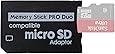 PSP Memory Stick Adapter, Funturbo Micro SD to Memory Stick PRO Duo MagicGate Card for Sony Playstation Portable, Camera, Handycam
