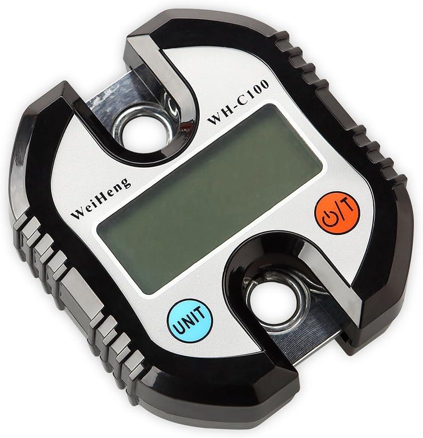 Decdeal 150 kg/300lb Crane Scale,Mini Electronic Digital Double-range Heavy Duty Hanging Scale, Black - Image 5
