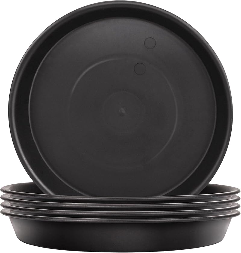 TStarJungle 5 Pack Plant Saucers 36cm Indoor Outdoor Flower Pot Trays