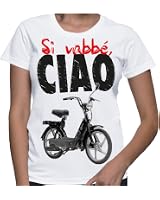 T-Shirt Uomo Thedifferent 'Si Vabbè Ciao' - Maglietta Divertente Cotone Morbido - Foto 4