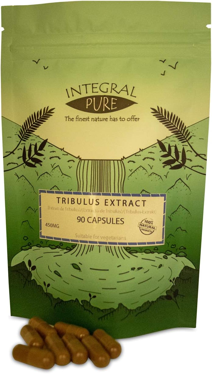Gokshura (Tribulus) Capsules | 4500mg Capsule | Tribulus 10:1 Extract Powder | Vegan Friendly (60 caps)