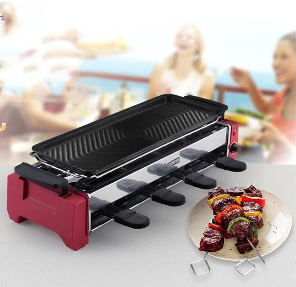 review Portable Electric Grill Teppanyaki Table Grill Indoor Kitchen BBQ Hot Plate Barbecue