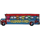 C&amp;D Visionary Grateful Dead Tour Bus w/ Bears 5.9"x1.9" Patch (P-1352)