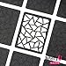 Whats Up Nails - Mosaic Nail Stencils Stickers Vinyls for Nail Art Design (2 Sheets, 24 Stencils Total)