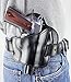 Relentless Tactical The Ultimate Leather Gun Holster - 3 Slot Pancake Style Belt Holster -Handmade in The USA! - Fits 1911 Style Handgun - Black Left Handed