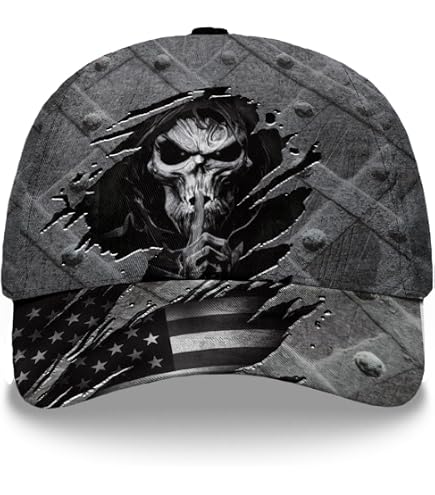 HANERREAL Skull Mesh Baseball Cap Men Tactical Operator Caps