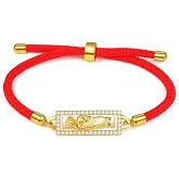 CACALOSS Catholic Gift for Women Our Lady of Guadalupe Bracelet, Adjustable Braided Virgin Mary Bracelet, Religious Protection Jewelry (Red)