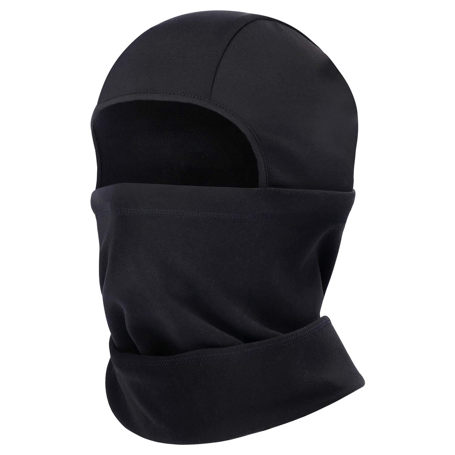 Arcweg Balaclava Ski Mask for Men Face Mask Black Face Warmer Helmet Windproof Elastic Lining with Drawstring Neck Tube Winter Motorcycle Cycling Running