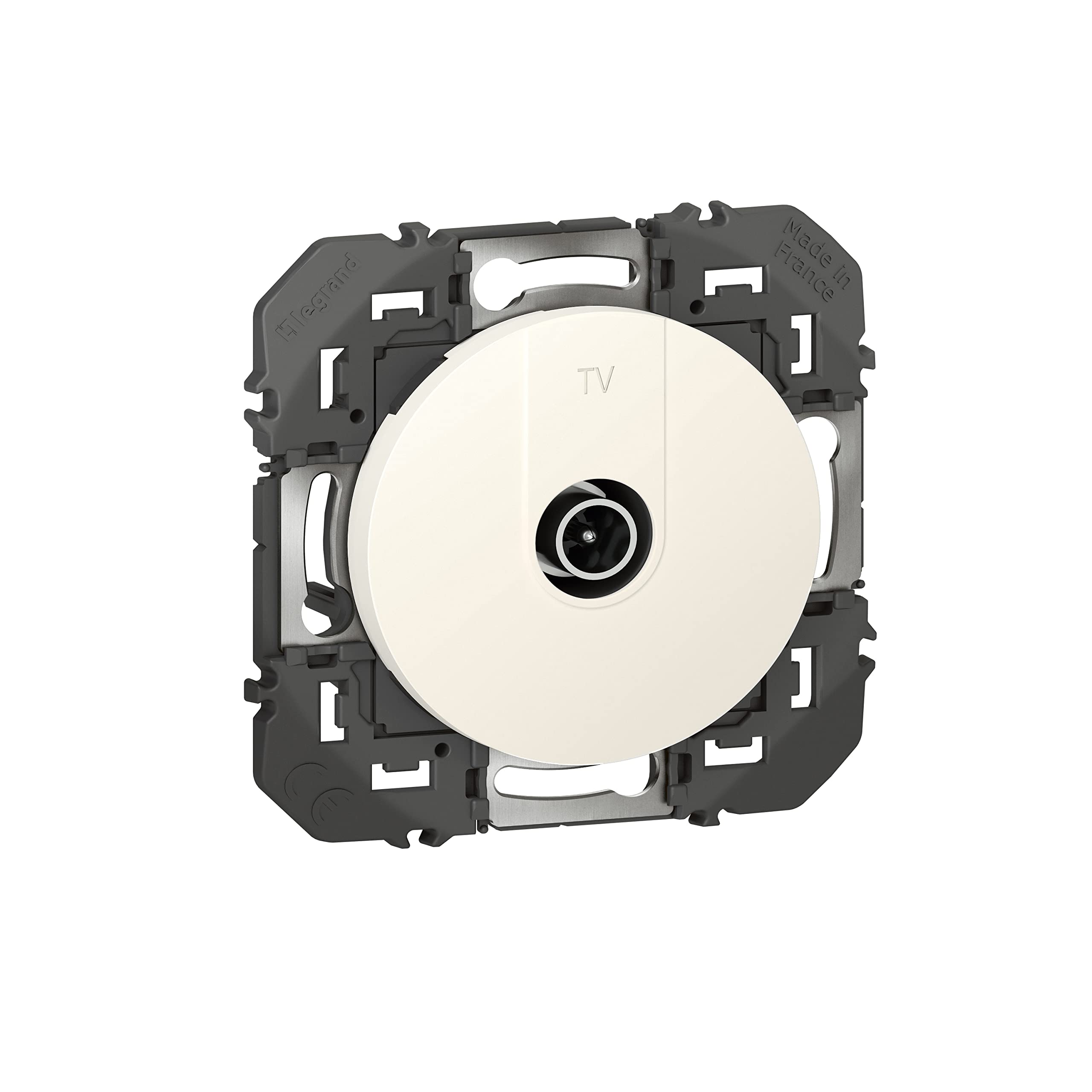 Legrand - Dooxie Armoured Star TV Socket White Finish - Blister Packaging