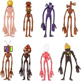 POPRORE 8 PCS Siren Head Action Figure Monster Siren Head Horror Model (Series-A)