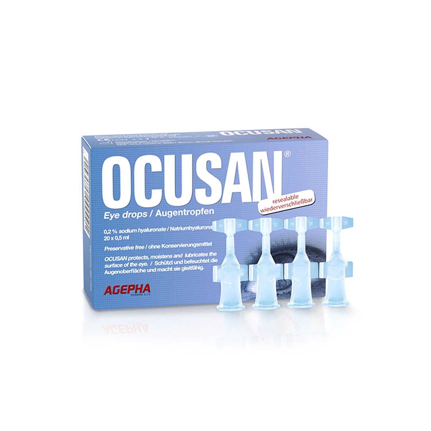 Buy Ocusan Single Dose Eye Drops Eye Drops for Dry Eyes Lubricant