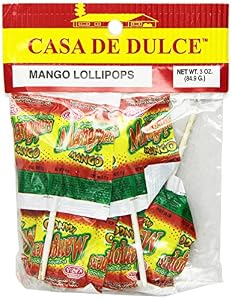 Image of Casa De Dulce Paletas de Mangos, 3-Ounce Bags (Pack of 12)