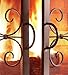 Plow & Hearth Metal Fireplace Screen Crest Arch Copper | 38