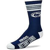 For Bare Feet NCAA unisex-child 4 Stripe Deuce Crew Ncaa