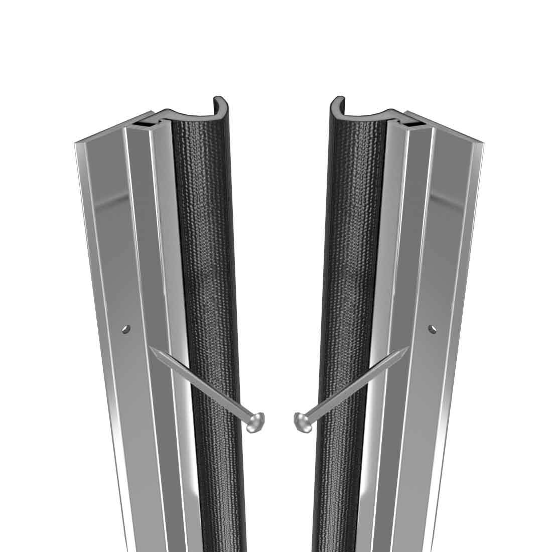 Stormguard Qlon Metal Around Door Seal Durable Draught Excluder Weather