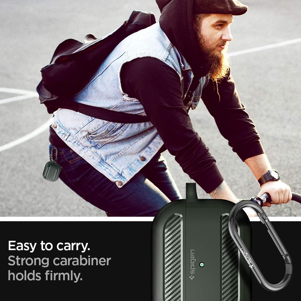 Spigen Rugged Armor Designed for Apple Airpods Pro Case (2019) - Military Green - Image 5