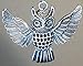 Harry Potter Large Open Wing Owl & Faceted Twilight Blue Glass Ceiling Fan Pull Chain