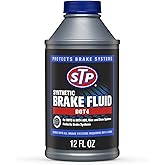 STP Synthetic DOT 4 Brake Fluid, 12 oz, For ABS Disc Drum Systems