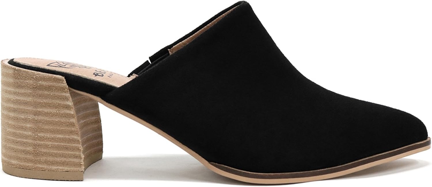 chunky mule heels