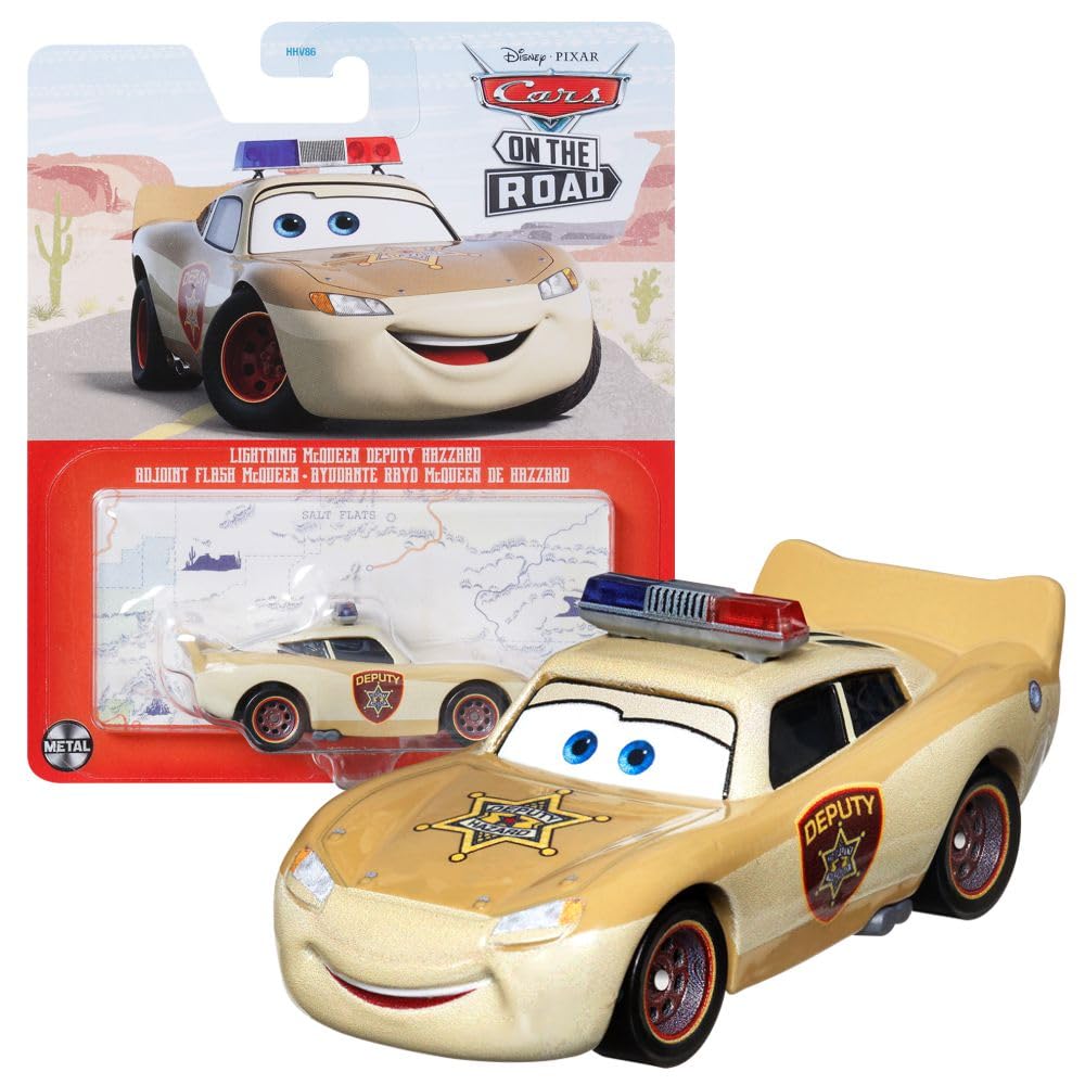 Mattel Vehicles Racing Style Disney Cars Die Cast 1:55 Car, Type: Lightning Deputy — image 1