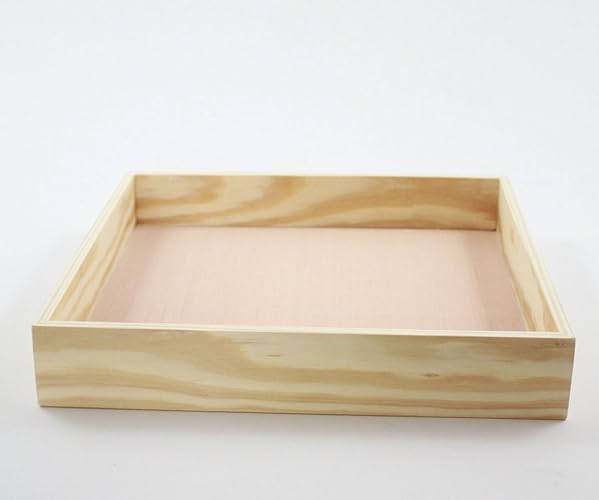 10"x 10"x 2" Handmade Wood Box. Unfinished. Handmade