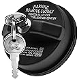 Locking Gas Cap Fuel Tank Cap Lock with Key Replacement for - Chevy Chevrolet GMC Honda Nissan Toyota