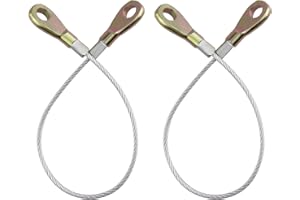 amavoler 2 Pcs 53045-0006 Tailgate Cable Aftermarket Replacement Parts Compatible for Kawasaki Mule 600 610 XC 610XC Hook Assy Tail Gate.