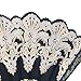 Mimgo Store Lace Flowers Design Black Spanish Style Dance Wedding Party Lace Silk Folding Hand Held Flower Fan