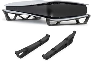 Glistco Skates - Horizontal Stand Compatible with PS5 Slim (Galaxy Black, Disc)