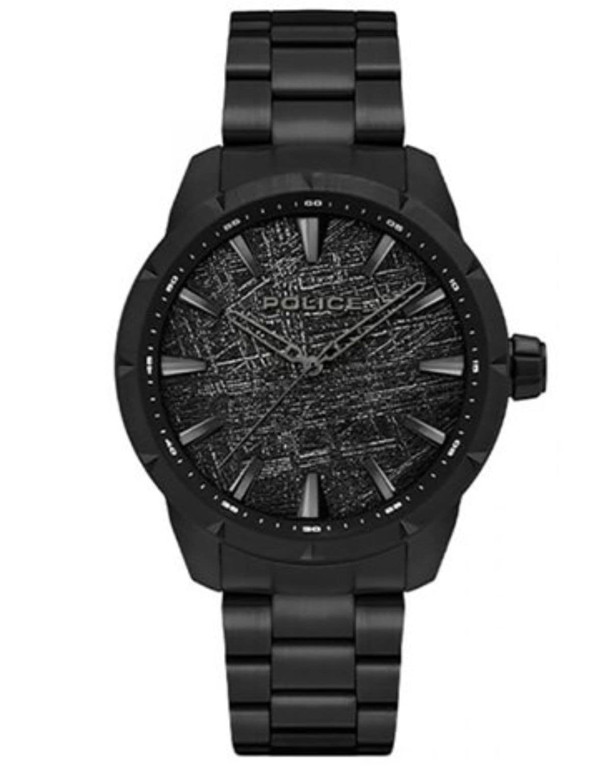 Police Watches pendry Mens Analogue Quartz Watch with Stainless Steel Bracelet PEWJG2202903