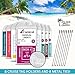 Cruise Tag Caddy Clear Luggage Holders Zip Seal & Steel Loops Thick PVC