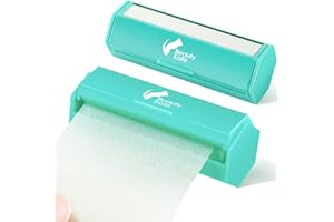 BEAUTY KATE Natural Oil Absorbing Sheets For Face with Mirror Case,Refillable Compact Dispenser Oil Blotting Paper Roll For Oily Skin, Makeup Friendly Oil Blotting Sheets For Men Women Facial Skin Care No Shine