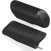 SWESGI A Pair Crash Bar Footrest for Diameter 1-1/4" | Motorcycle Rubber Plastic Footpegs Rubber Cover for Engine Guard