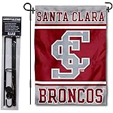 Santa Clara Broncos Garden Flag with Stand Holder