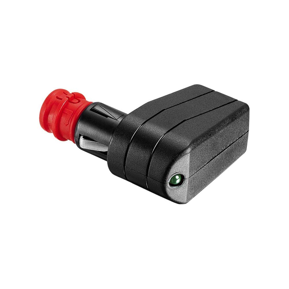 Brunner Deluxe Camping Products Supplies Universal Right Angle Plug 12 Volt, 28801