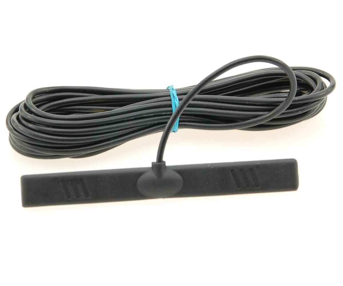 Alda PQ Antenna for glass mounting GSM, UMTS, Bluetooth, WLAN, 3G, 4G Multiband with SMA/M plug and 5m cable, 2.14 dBi gain