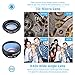 Akinger 10 in 1 Phone Lens Kit 2 Pcs Kaleidoscope Lens+3 Pcs Filters+198 Degree Fisheye Lens+2X Telephoto Lens+0.63x Wide Lens & 15x Macro Lens+CPL Lens for iPhone/Samsung and Other Mobilephone