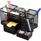 DecoBros Desk Supplies Organizer Caddy, Black