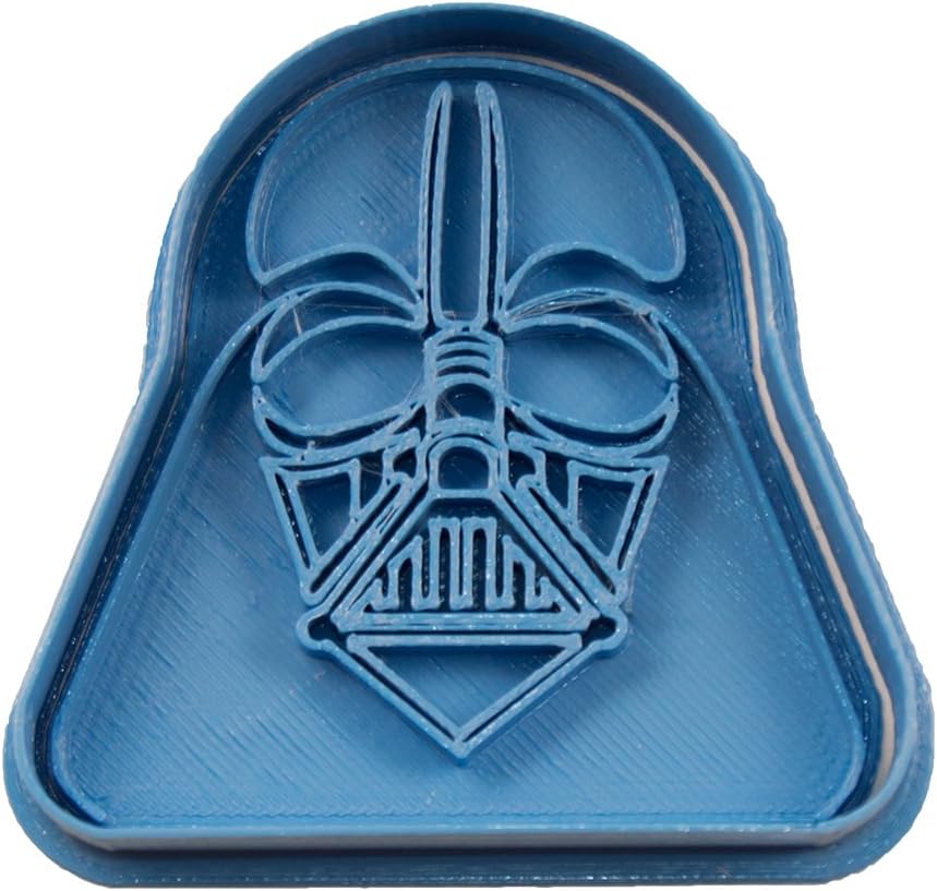 Cuticuter Star Wars Darth Vader cookie cutter, Blue, 8 x 7 x 1.5 cm