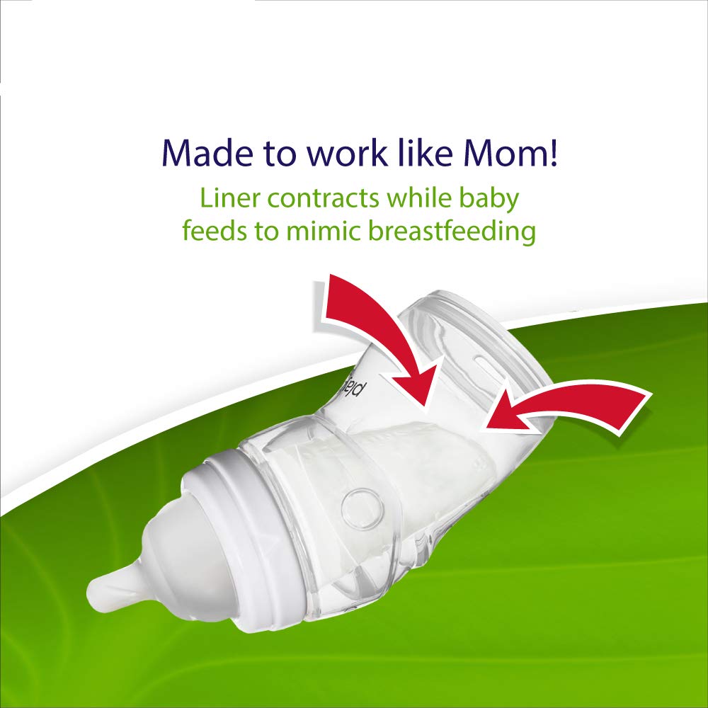 Playtex Baby Nurser Pre-Sterilized Disposable Bottle Liners, Closer to Breastfeeding, 8 oz, 200 Count : Baby
