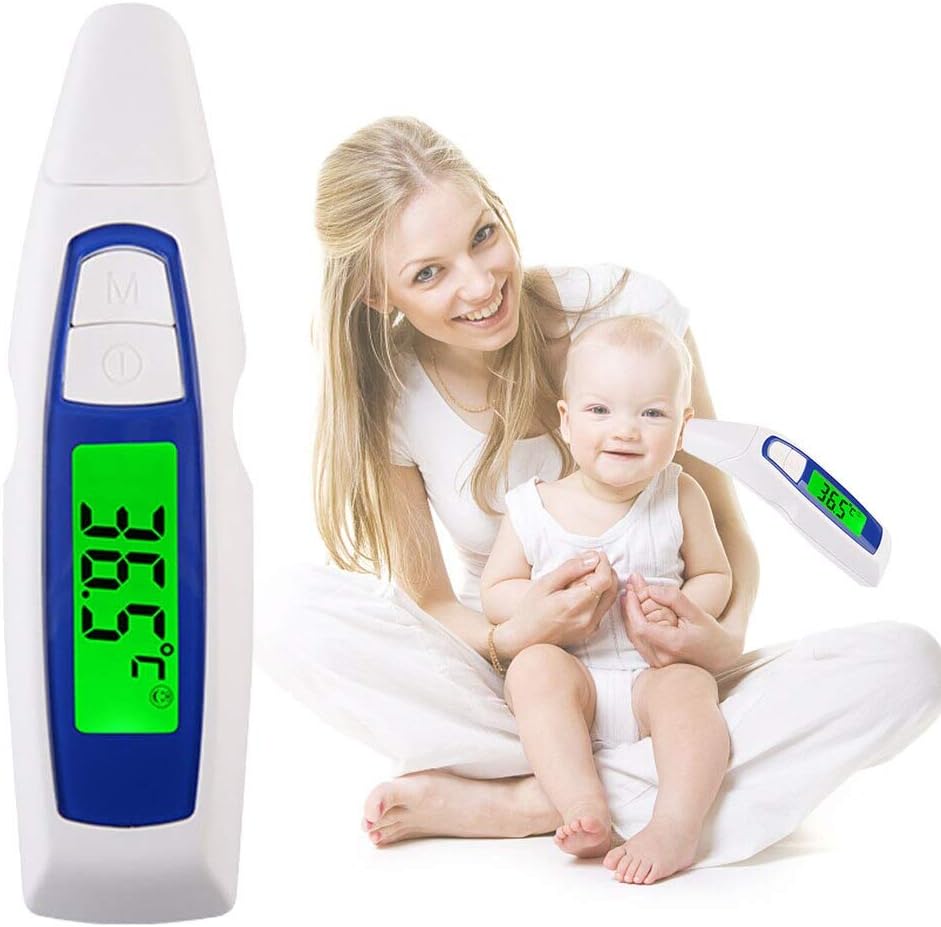 Temperature Gauges - Non Contact Infrared Kids Ehead Infant Temperature Digital Ear Electronic Baby Thermometer - Smoker Indoor Trucks Temperature Cars Gauges Smokers Automotive