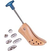 FootFitter Premium 3&rdquo;-6&rdquo; High Heel Shoe Stretcher (Women&rsquo;s Large 8.5-10.5) | Expands Width of Tight Pumps Up to 1/2 Size, Supports Natural Curve of Heels, Includes Metal Spot Plugs for Pressure Relief