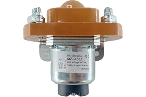 TABODD MZJ-400A 400A Solenoid Contactor Solenoid for Golf Cart, Contactor Solenoid Heavy Duty for Golf Cart Direct Replacement Contactor