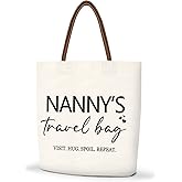 HQLOW Reusable Canvas Grocery Bags for Women