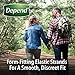 Depend Fresh Protection Adult Diapers, Incontinence Underwear for Men, Disposable, Maximum, Extra-Large, Grey, 15 Count, Packaging May Vary