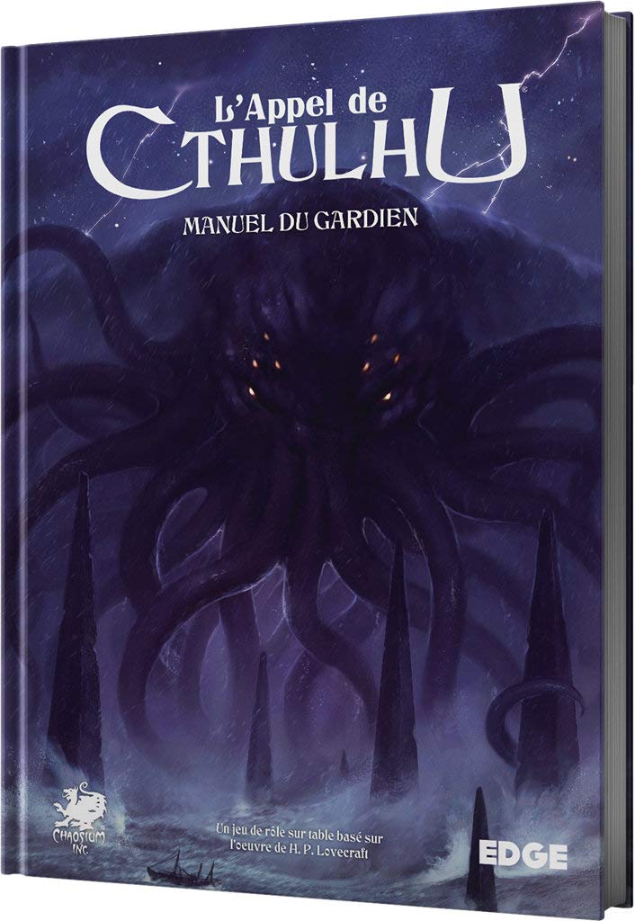 EDGE - Cthulhu JDR Call - 1 - Guardian Manual RPG Rulebook (2+ Players, Teen, Adult) - 1 Manual