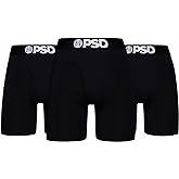 PSD Underwear Mens Boxer Briefs - Modal Boxer Briefs, Standard & Mid Length, Soft & Breathable Boxer Briefs for Men
