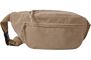 2023 Waist Bag Corduroy Pack Large Capacity Color Belt Chest for Girl Versatile Crossbody Waist Pack Money Pouch Bag