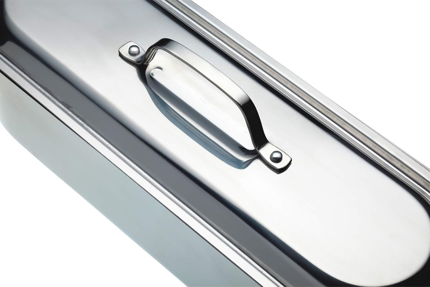 KitchenCraft Induction-Safe Stainless Steel Fish Kettle, 45.5 x 15.5 x 1 cm (18" x 6" x 4"), Silver - Image 5