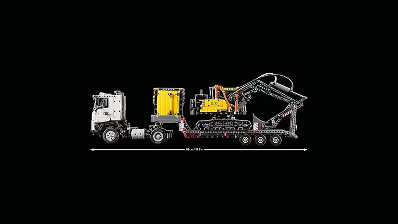 Caminhão lego technic fmx e veículos de brinquedo com escavadeira elétrica volvo ec230, para meninos e meninas de 10 anos ou mais, decoração de prateleira 42175